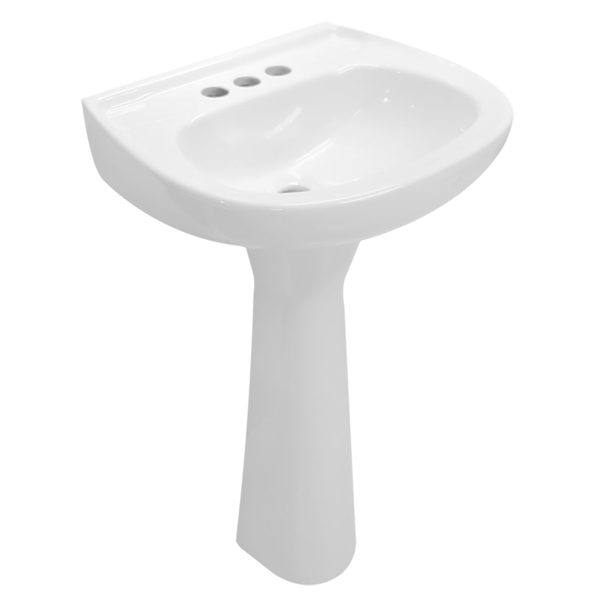Lavabo de pedestal Cato Jazmin Blanco