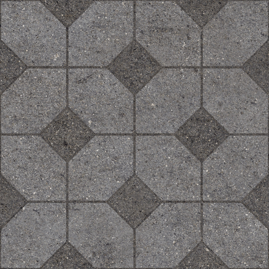 Loseta Noe Patio Fd 44x44 Grafito 1.92 1A