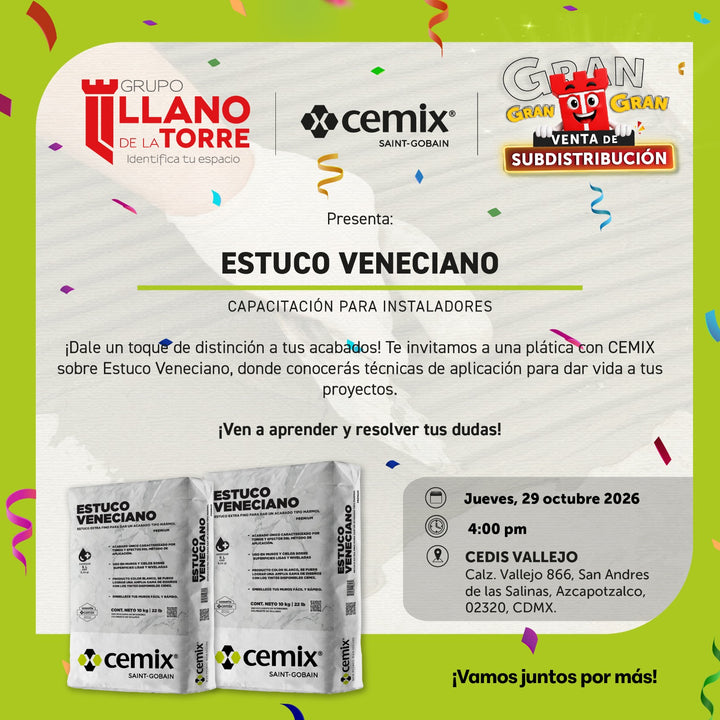 Cartel de capacitación